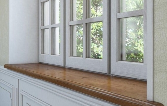 Окна деревянные со стеклопакетом